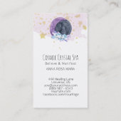 *~* Kristallmond Kosmos Stars Universe Sky Visitenkarte (Rückseite)