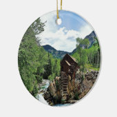 Kristallmühle Colorado Keramik Ornament (Links)