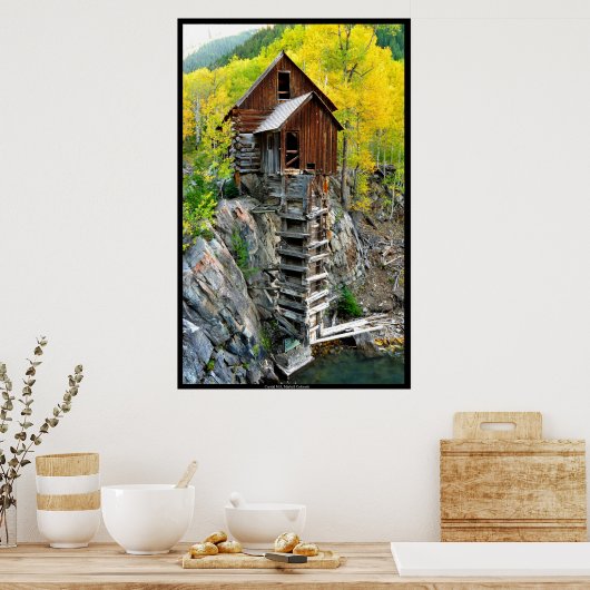 Kristallmühle Poster (Küche)