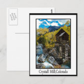 Kristallmühle Postkarte (Vorne/Hinten)