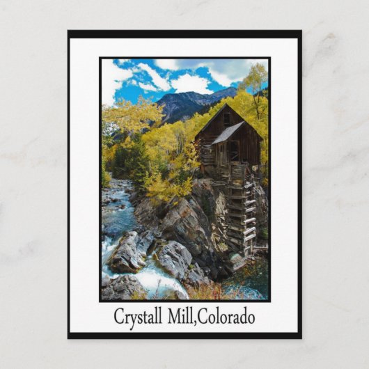 Kristallmühle Postkarte (Vorderseite)