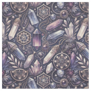 Kristallmuster - Edelstein und Schmuck Stoff
