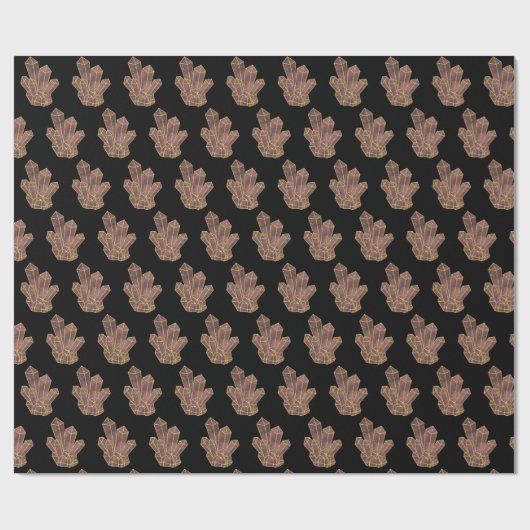 Kristallmuster Geschenkpapier (Flach)