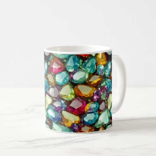 Kristallmuster Kaffeetasse (VorderseiteRechts)