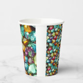 Kristallmuster Pappbecher (Links)