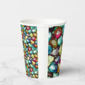 Kristallmuster Pappbecher (Rechts)