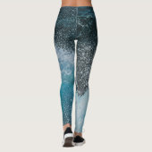 Kristallozewellen Leggings (Rückseite)