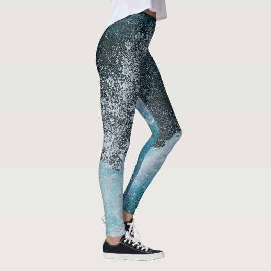 Kristallozewellen Leggings (Rechts)