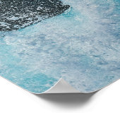 Kristallozewellen Poster (Ecke)