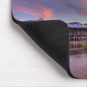 Kristallpier-Sonnenuntergang Mousepad (Ecke)