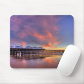 Kristallpier-Sonnenuntergang Mousepad (Mit Mouse)
