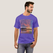 Kristallpier-Sonnenuntergang T-Shirt (Vorne ganz)