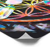 Kristallplakat für Sacred Geometry Poster (Ecke)