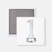 Kristallpreisverleihung Nummer eins Magnet (Vorderseite/Rückseite)