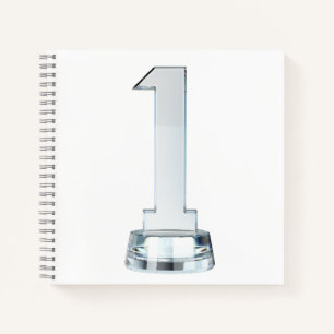 Kristallpreisverleihung Nummer eins Notizblock