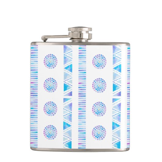 Kristallregentropfen Flachmann (Vorderseite)