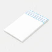 Kristallregentropfen Post-it Klebezettel (angewinkelt)