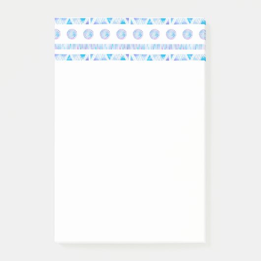 Kristallregentropfen Post-it Klebezettel (Vorderseite)