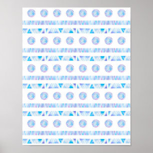 Kristallregentropfen Poster