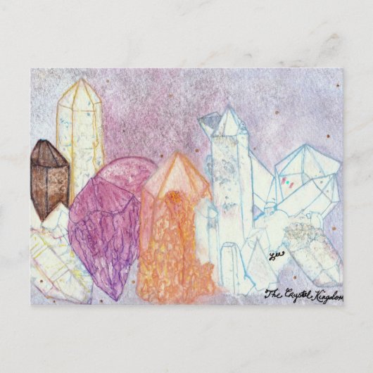 Kristallreich Postkarte (Vorderseite)