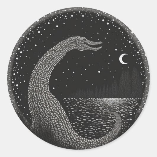 Kristallreihe der Midtravel Monsters Runder Aufkleber (Vorderseite)