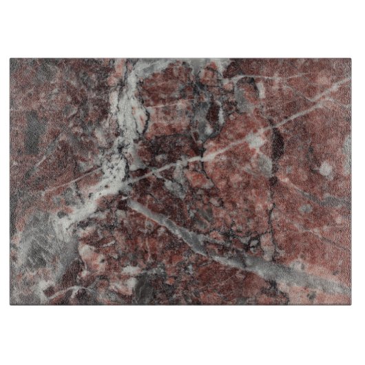 KristallRosen-Stein-Muster-Hintergrund - drastisch Schneidebrett (Vorderseite)