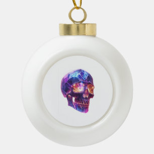 Kristallschädel-Entität Keramik Kugel-Ornament