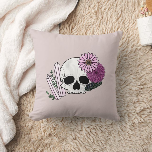 Kristallschädel Kissen (Decke)