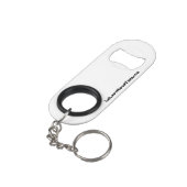 Kristallschädel-Mandala Mini Flaschenöffner (Rückseite Schrägansicht)