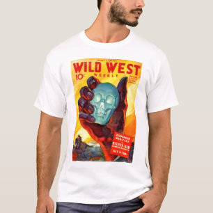 Kristallschädel-Western-Geheimnis-Zeitschrift 1939 T-Shirt