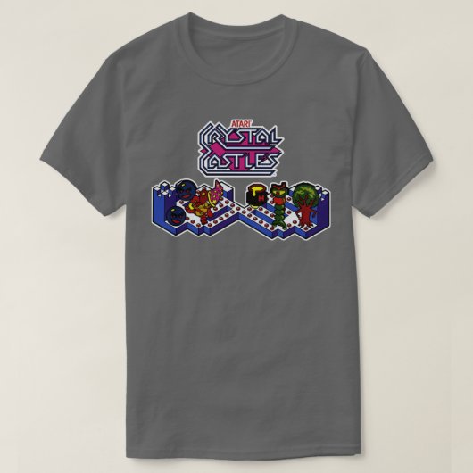 Kristallschlösser Videospiel T-Shirt (Design vorne)