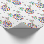 Kristallschneeflocke-Packpapier Geschenkpapier (Ecke)