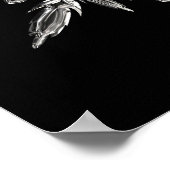 Kristallschneeflocke Poster (Ecke)