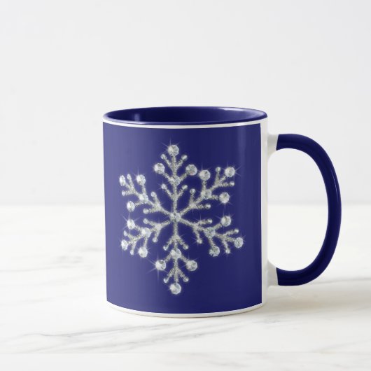 Kristallschneeflocke-Tasse Tasse (Rechts)