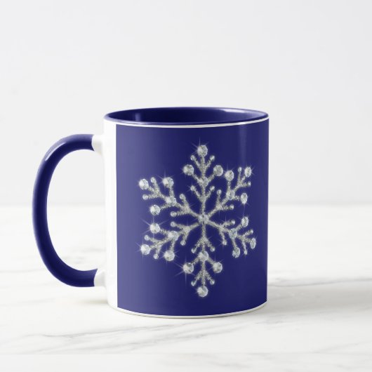 Kristallschneeflocke-Tasse Tasse (Links)