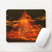 KRISTALLSKULL in Pyramide Mousepad (Mit Mouse)