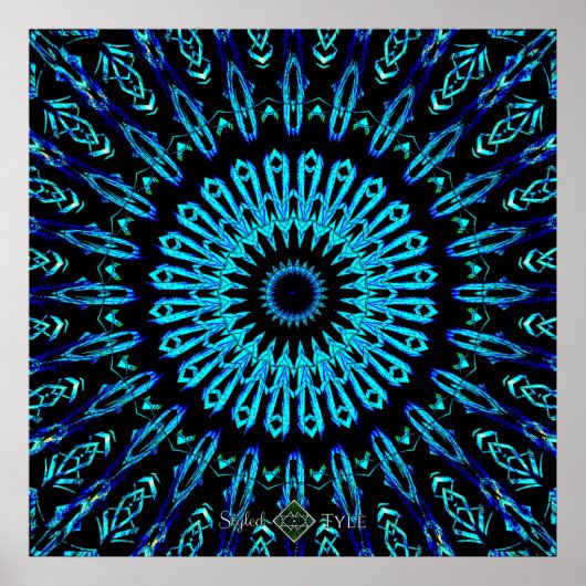 KristallSpiegel-Mandala 2 Poster (Vorne)