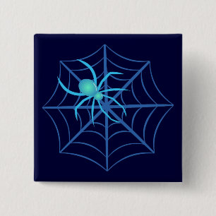 Kristallspinne Button