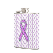 Kristallstil Rosa-Band-Strick Flachmann (Links)