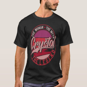 Kristallt die Lady des Mythos, der Legende T-Shirt