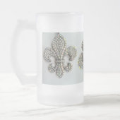 KRISTALLTasse LILIEN-EN BLANC Mattglas Bierglas (Links)