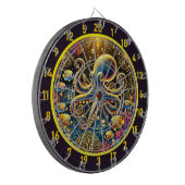 Kristalltiefen Octopus Dartboard Dartscheibe (Vorderseite Links)