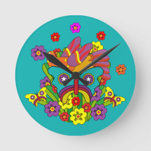 KristallTipps und Alistair Runde Wanduhr