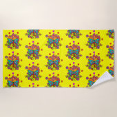 KristallTipps und Alistair Strandtuch (Vorderseite)