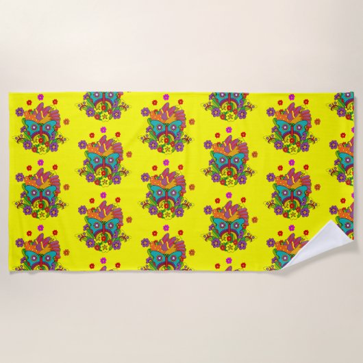 KristallTipps und Alistair Strandtuch (Vorderseite)