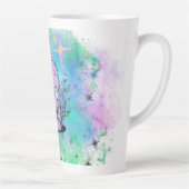 Kristalltrank große Latte-Tasse, Hexe, Magie, Goth Milchtasse (Rechts)