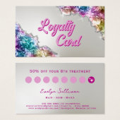 Kristalltreuekarte (Vorne & Hinten)