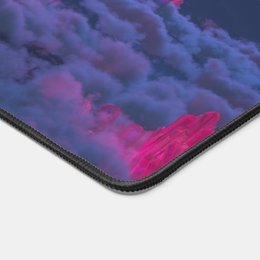 Kristallvalle (Glühen) Schreibtischunterlage (Ecke)