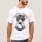 Kristallvisionen Mystische Frauen Vintager T - Shi T-Shirt (Vorderseite)