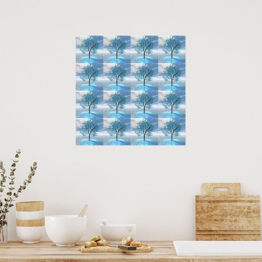 Kristallwald Poster (Küche)